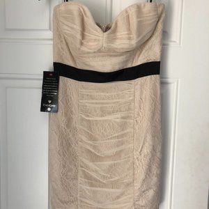 Bebe Strapless Cocktail Dress (Medium)